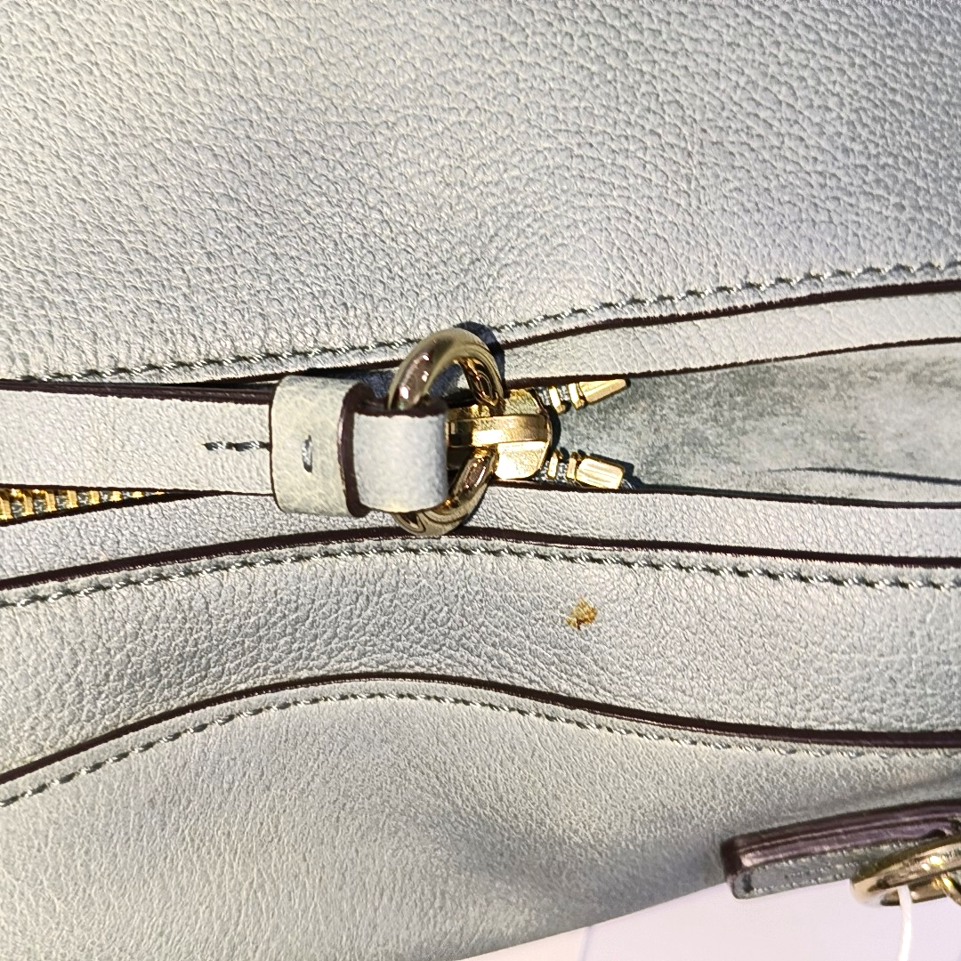 Chloé Faye Medium size Green Cowhide Leather Shoulder Bag Tote Golden hardware Removable shoulder strap-(SKU)-941110973