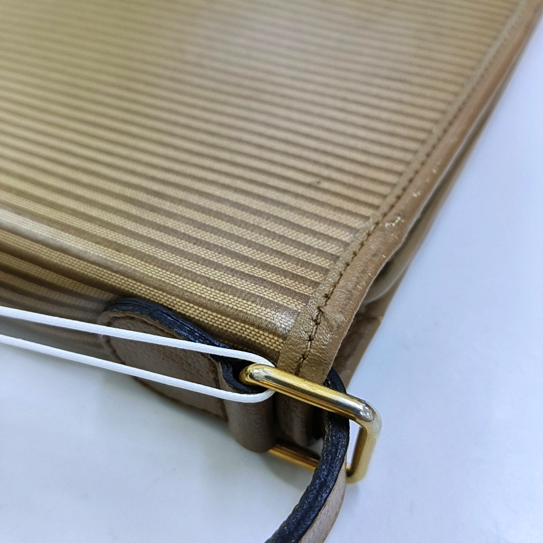 YSL Khaki Cowhide Crossbody Single Shoulder Bag Removable shoulder strap-(SKU)-955059739