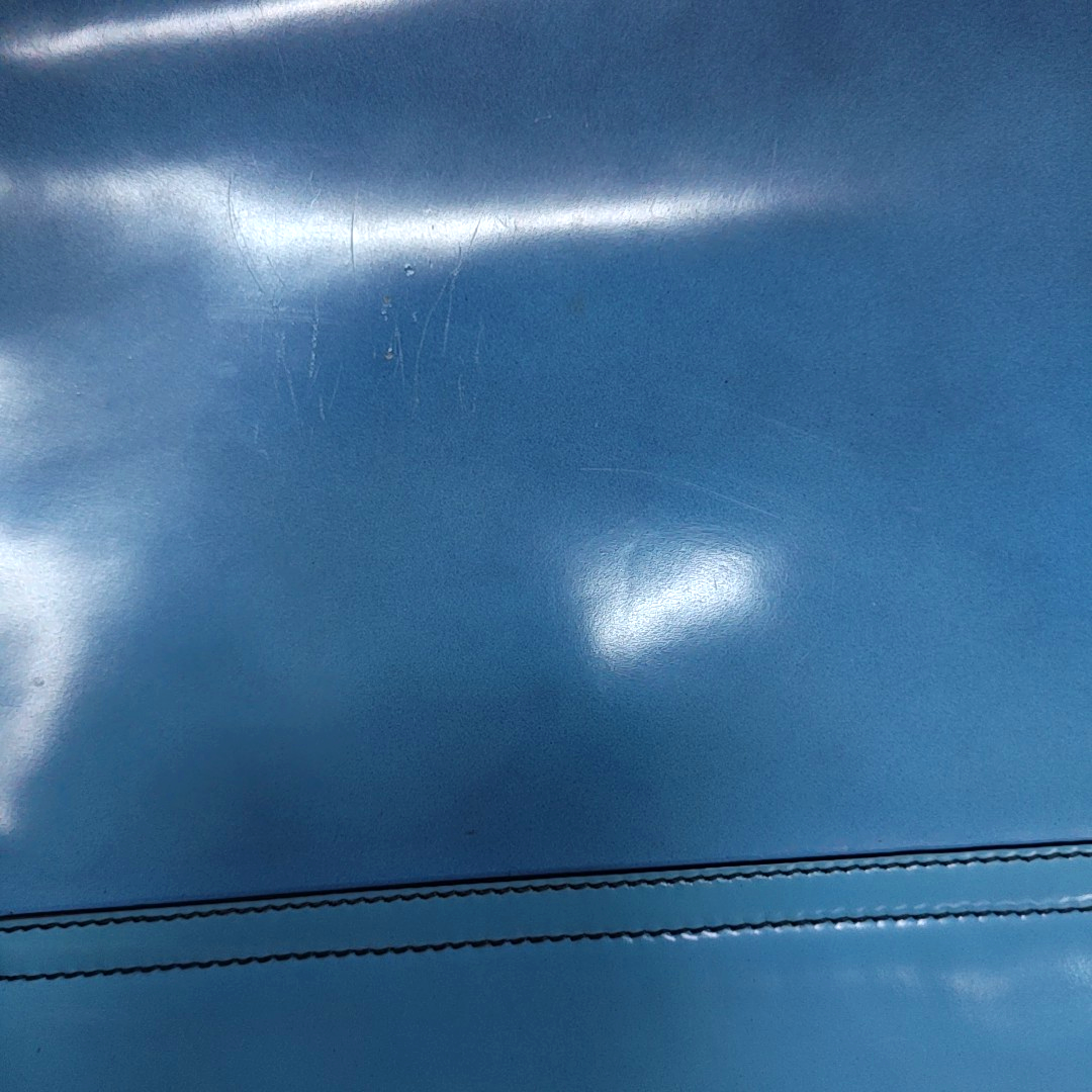 PRADA Blue cowhide single shoulder bag Silver Hardware-(SKU)-935766578