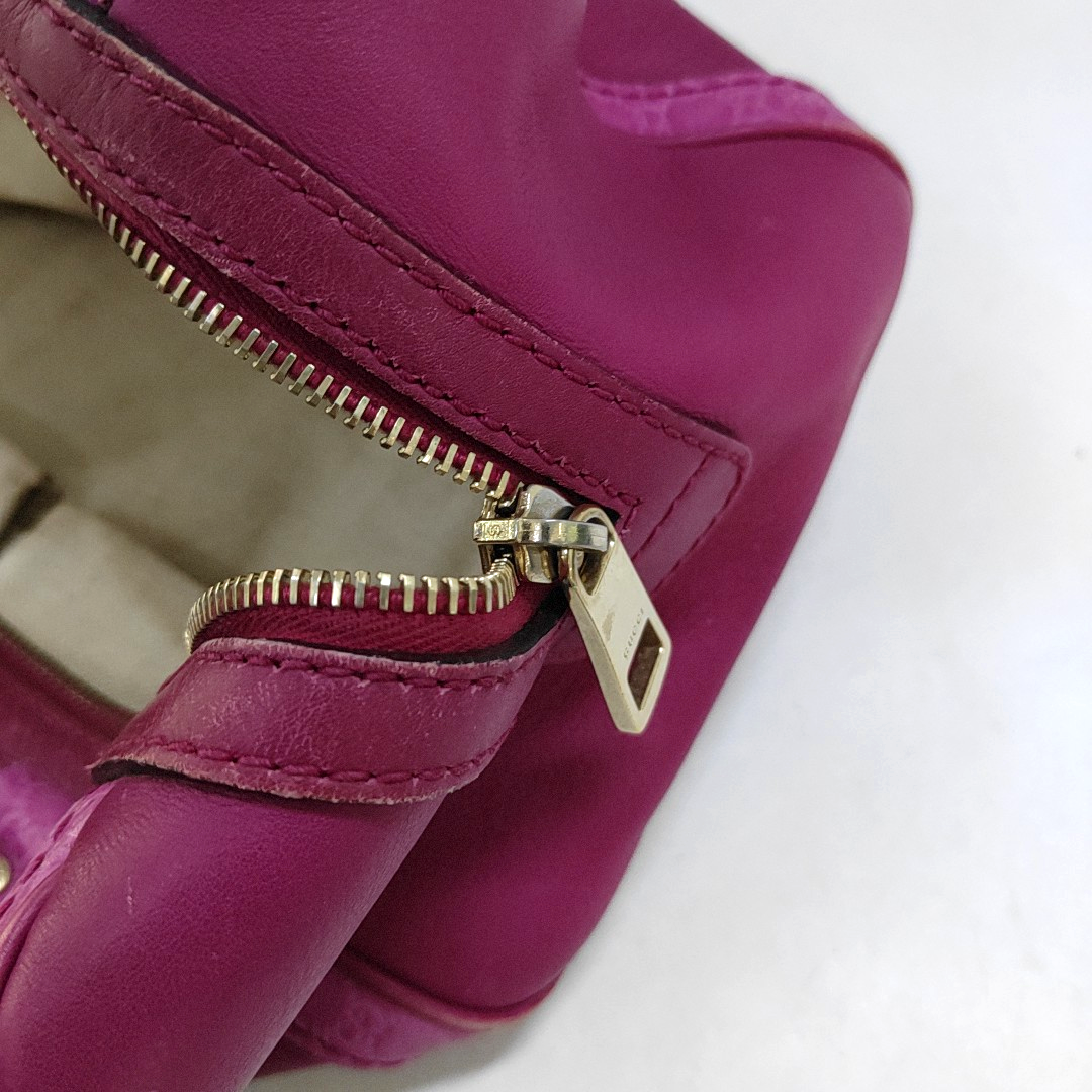 GUCCI Pink Calf Leather Grained Handbag Golden hardware-(SKU)-950007932