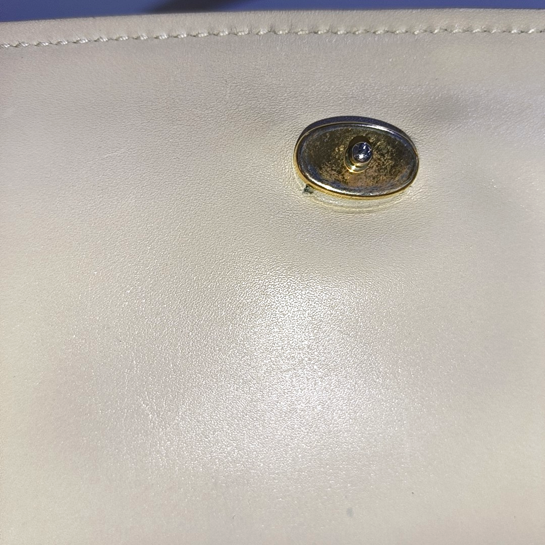 CELINE Beige Cowhide Triumph Crossbody Shoulder Bag Golden hardware Removable shoulder strap-(SKU)-935277558