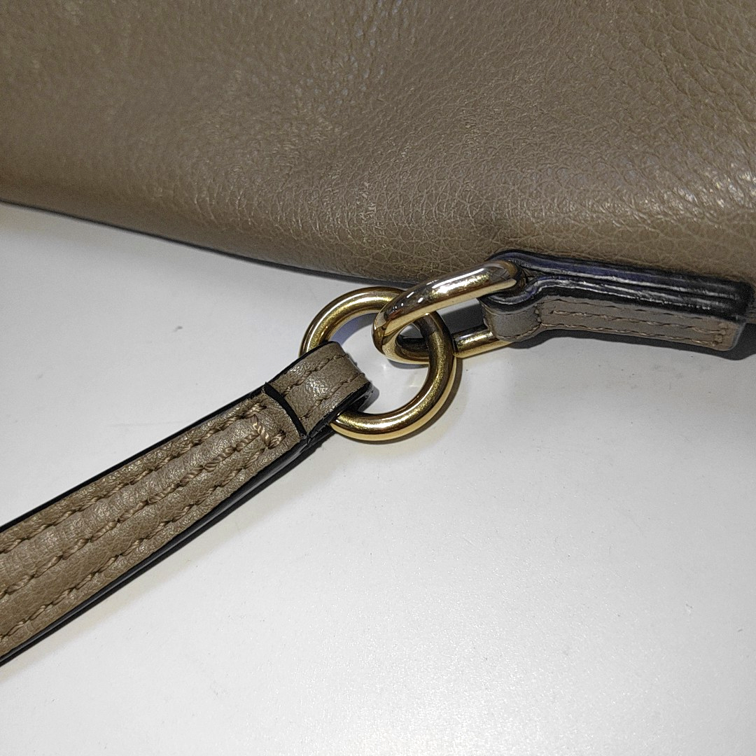 Chloé Faye Medium size Grey Cowhide Single Shoulder Bag Tote Shoulder Bag Crossbody Bag Golden Silver Hardware Removable shoulder strap-(SKU)-939956947