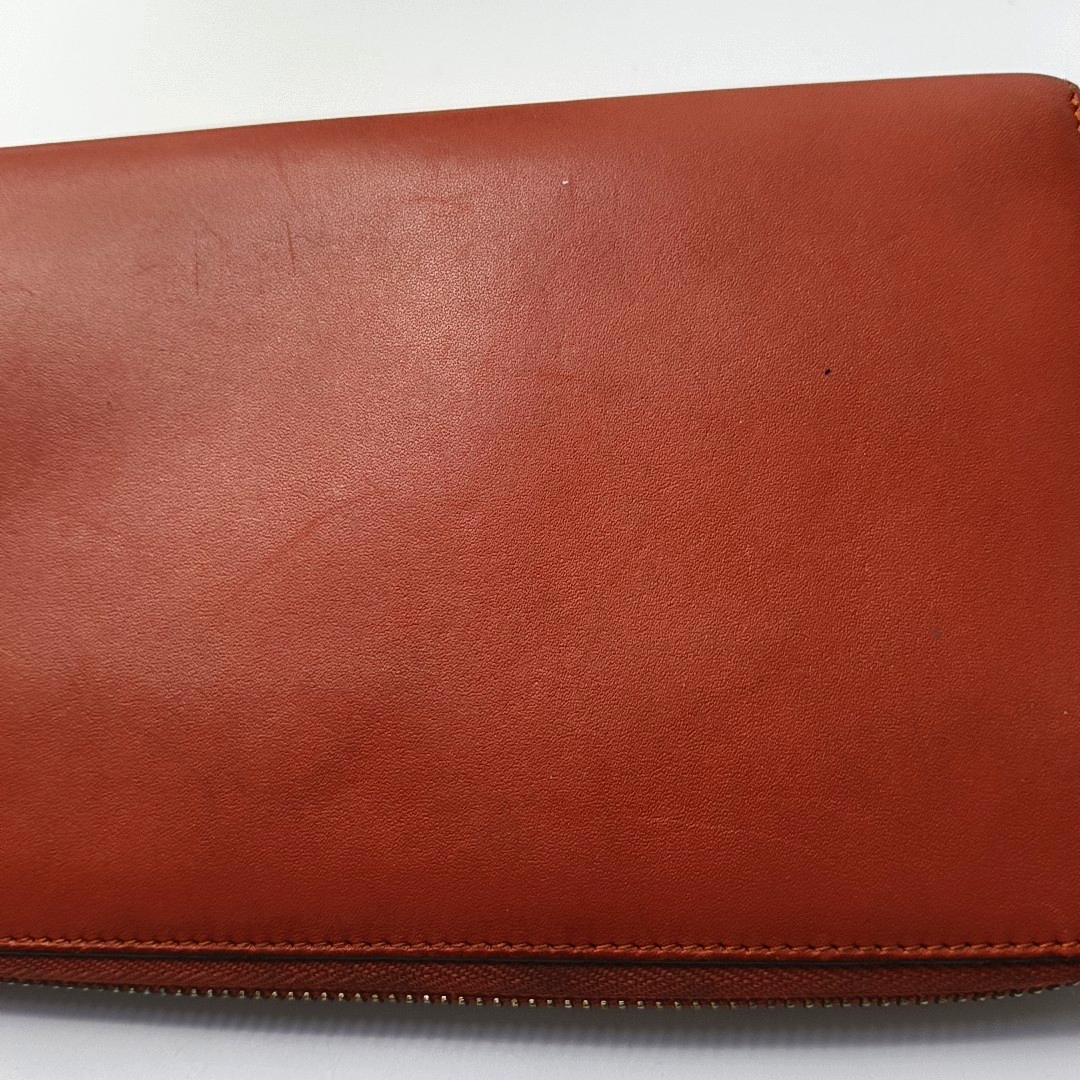 LOEWE Orange Calfskin Handbag Silver Hardware-(SKU)-950654394