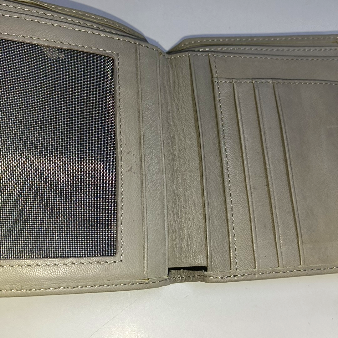 DIESEL Gray Leather Embossed Wallet-(SKU)-940934101