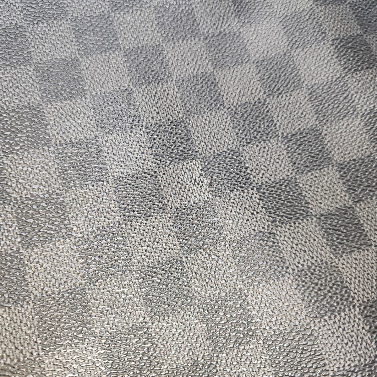 LOUIS VUITTON DANIEL Gray Coated Canvas Checkerboard Single Shoulder Bag Crossbody Bag Silver Hardware-(SKU)-938485828