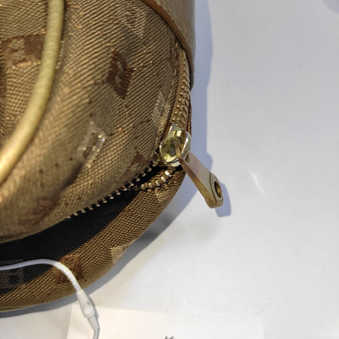 BALLY Tote bag Dark Brown Canvas Jacquard Rivet Handbag Golden hardware-(SKU)-935402614