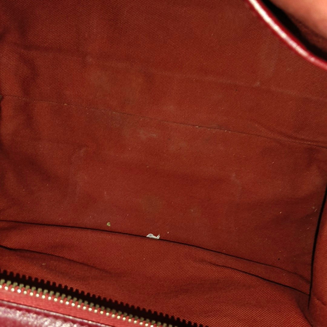 BURBERRY Red Coated Canvas Warhorse Plaid Single Shoulder Bag Golden hardware Removable shoulder strap-(SKU)-948483187