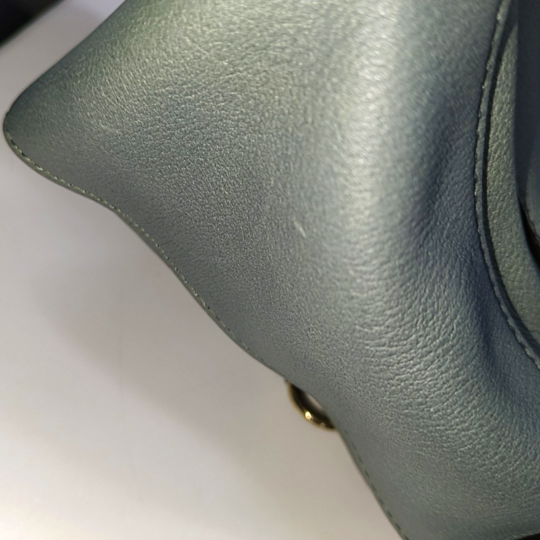 Chloé Faye Medium size Green Cowhide Leather Shoulder Bag Tote Golden hardware Removable shoulder strap-(SKU)-941110973