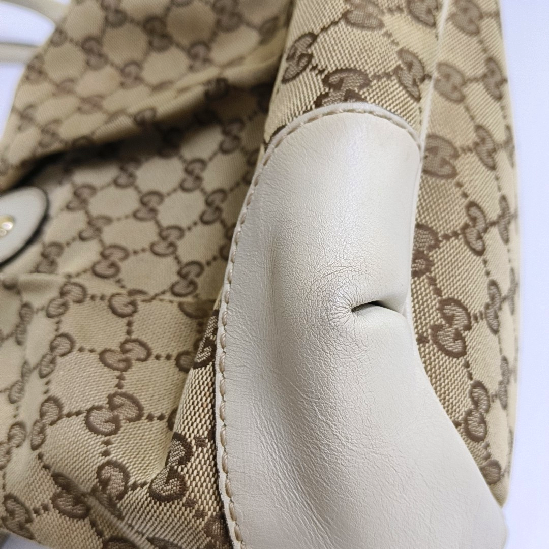 GUCCI Sukey Khaki canvas monogram crossbody bag, handbag Golden hardware Removable shoulder strap-(SKU)-946495807