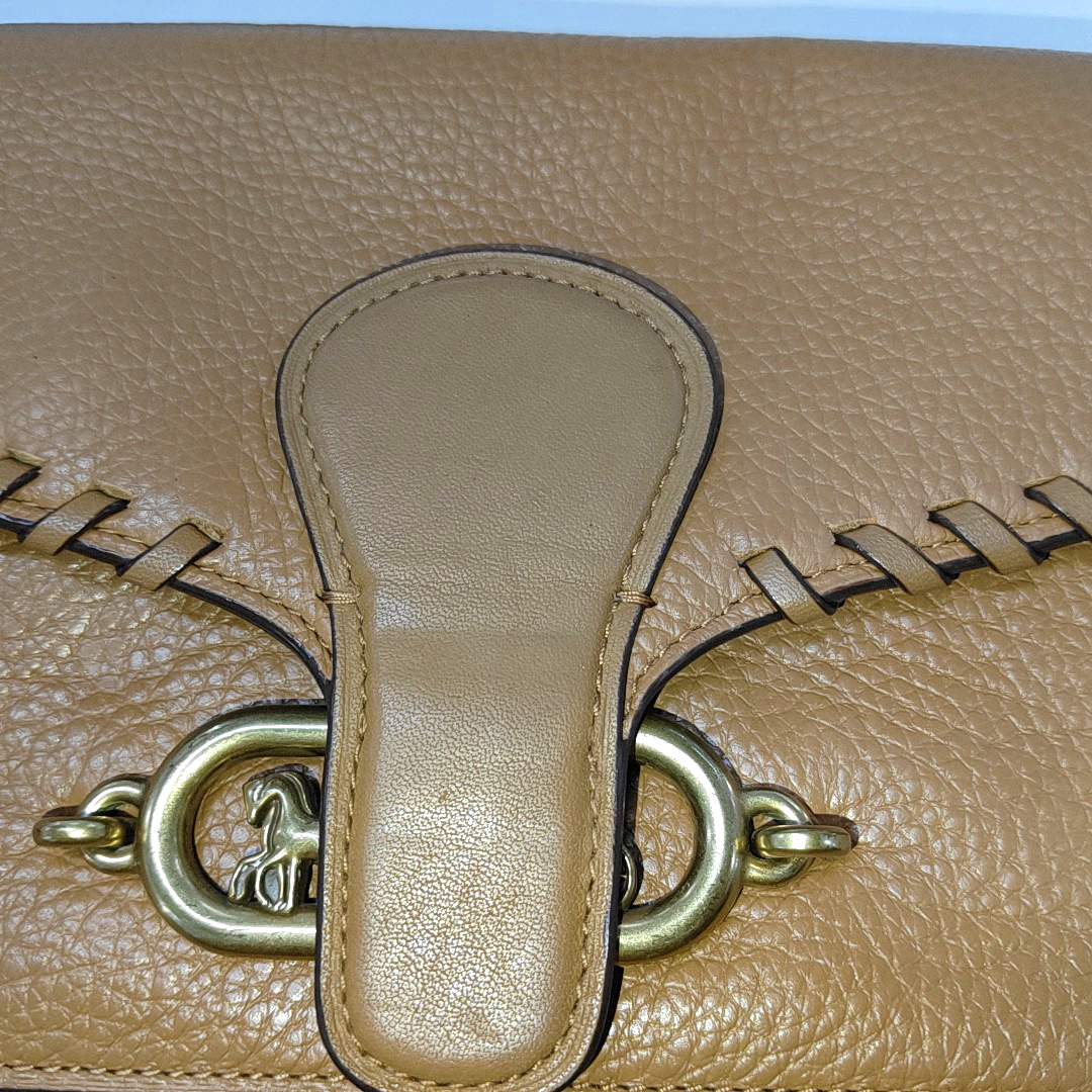 COACH 26 Brown Leather Carriage Weave Dionysus Bag Single Shoulder Bag Tote Golden hardware Removable shoulder strap-(SKU)-14389455