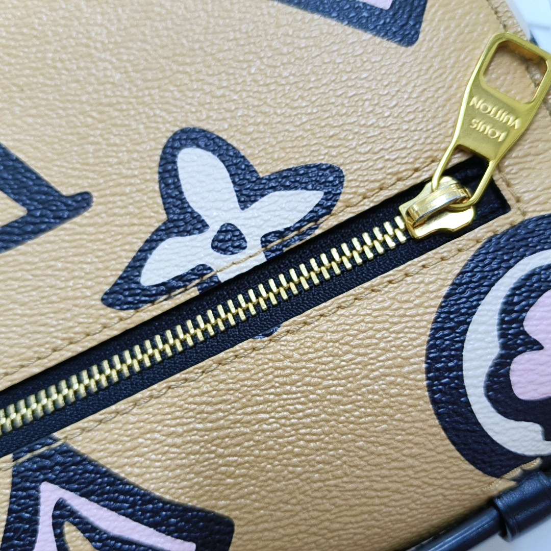 LOUIS VUITTON MÉTIS Medium Brown Coated Canvas Printed Messenger Bag Single Shoulder Bag Handbag Detachable Strap-(SKU)-954441029