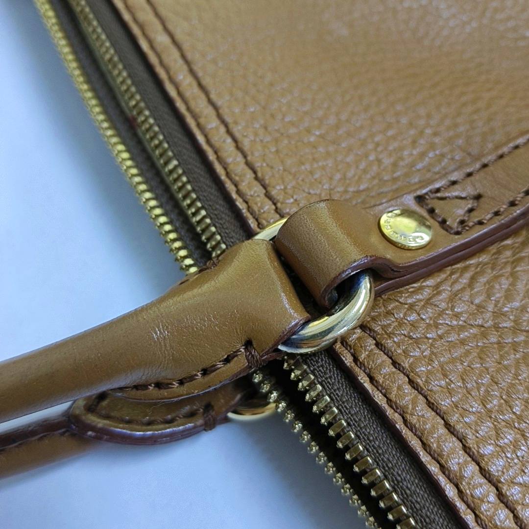BURBERRY Salisbury mini Brown Leather Handbag Single Shoulder Bag Golden hardware-(SKU)-950551487