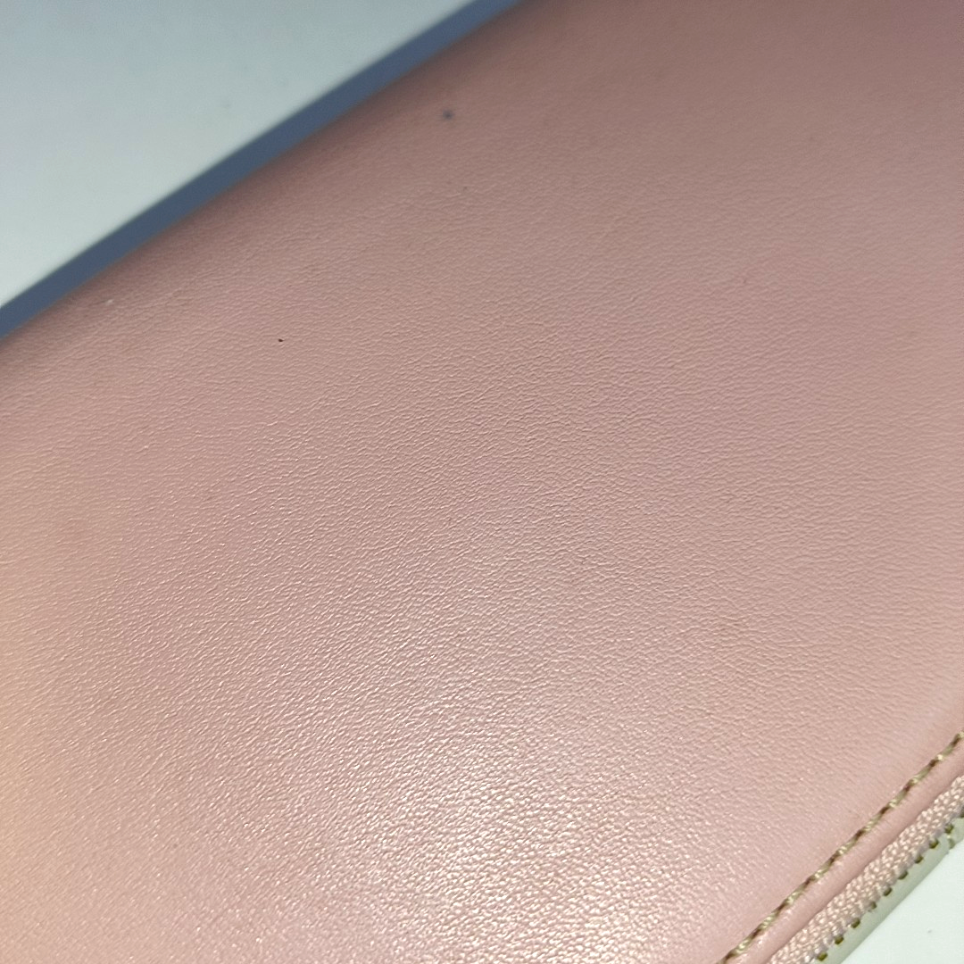 COACH Pink Leather Embossed Handbag Silver Hardware Vintage model-(SKU)-935675321