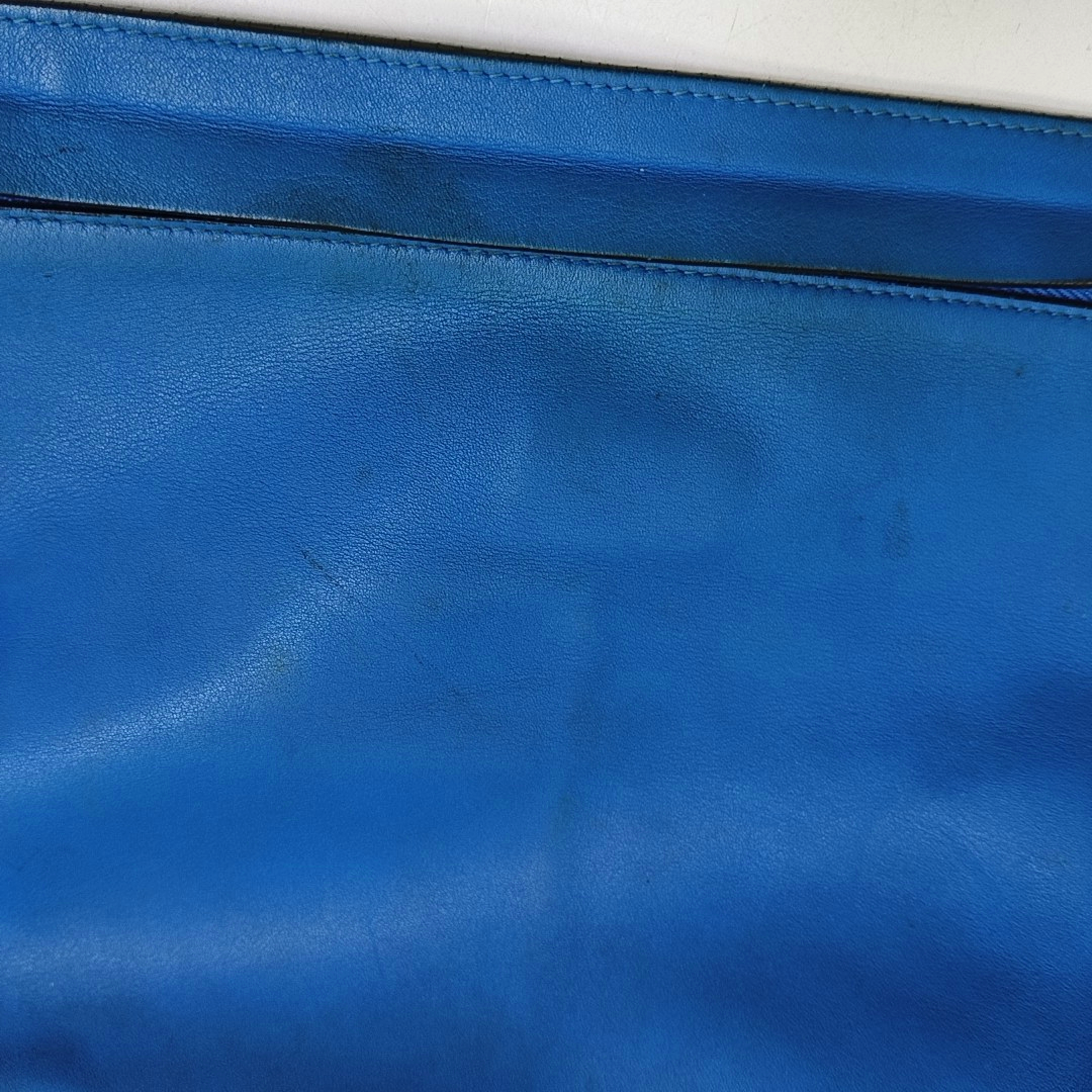 LOEWE RepeatBlue Calfskin Embossed Handbag-(SKU)-957639765