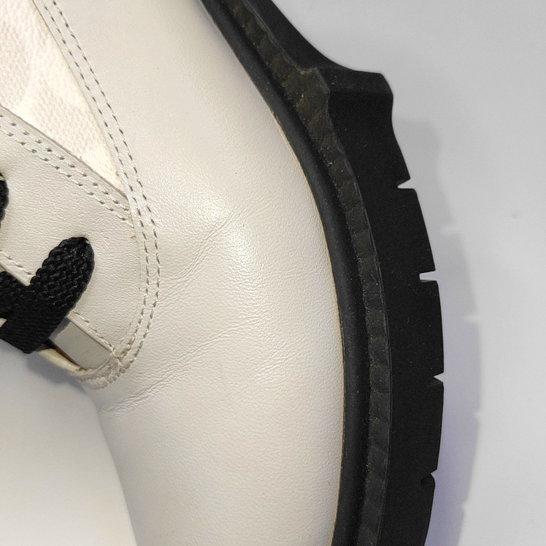 COACH 36code Women's Short Boots White Leather Winter-(SKU)-939377606