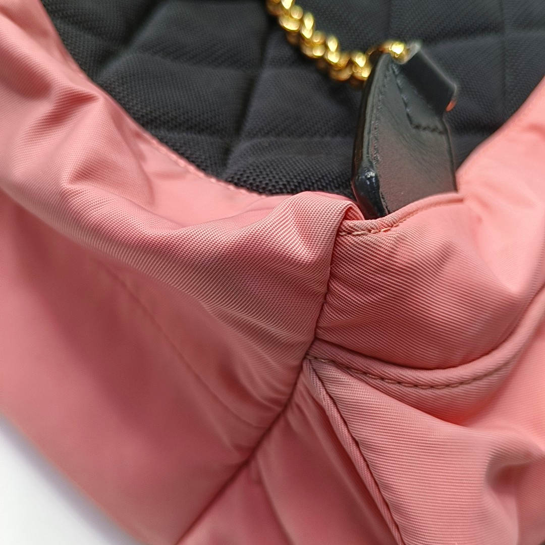 BURBERRY The Rucksack Medium size Pink Nylon Backpack Golden hardware-(SKU)-955860054