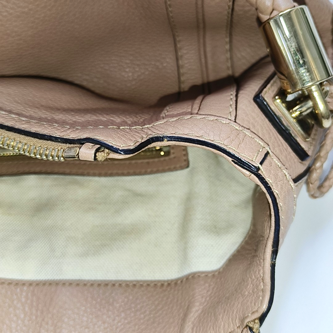 GUCCI Bella Brown Cow Leather Bamboo Tassel Single Shoulder Bag Golden hardware-(SKU)-953466112