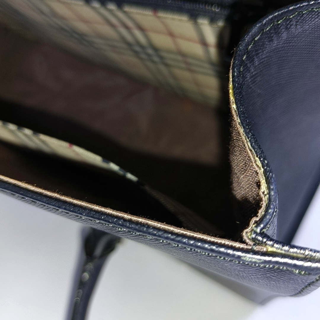 BURBERRY Black cowhide tote bag Silver Hardware-(SKU)-958526688