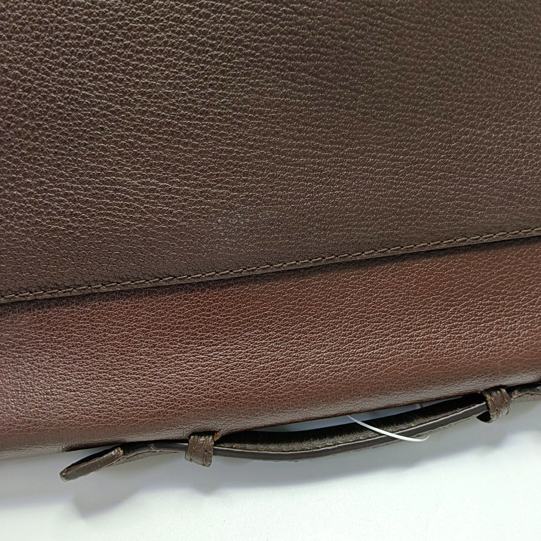 LOEWE Dark Brown Cowhide Handbag Single Shoulder Bag Crossbody Golden hardware-(SKU)-960024016