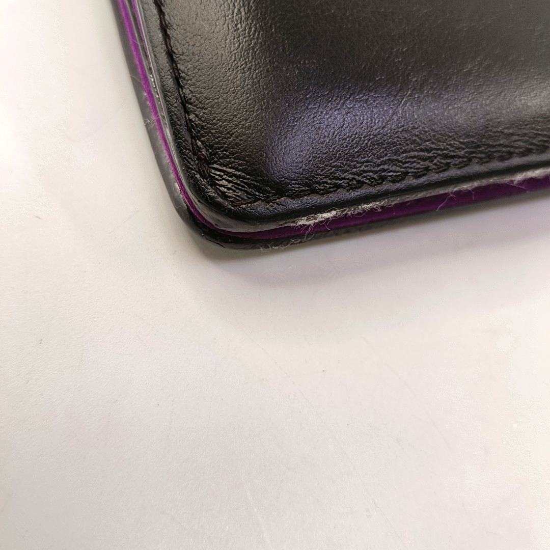 DIOR Black Cowhide Wallet Silver Hardware-(SKU)-958152388