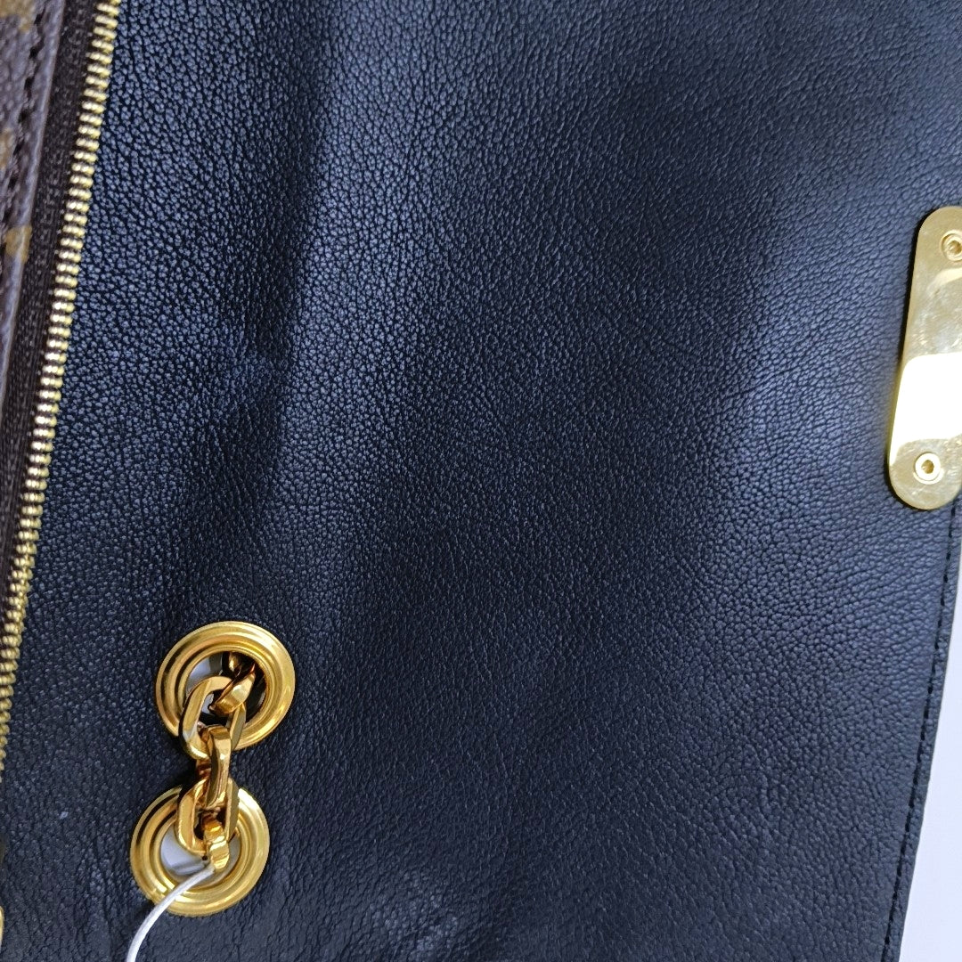 LOUIS VUITTON MARCEAU Brown Coated Canvas Monogram Single Shoulder Bag Crossbody Bag Gold Hardware-(SKU)-966233231