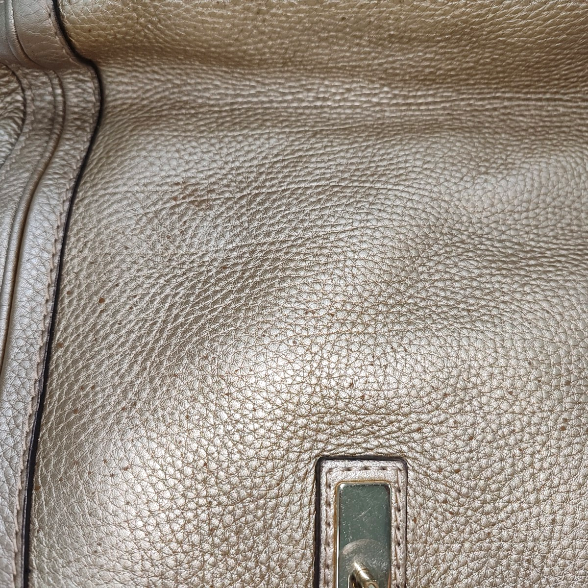 GUCCI Bella Gold Cowhide Fringe Woven Handbag Golden hardware-(SKU)-935482640