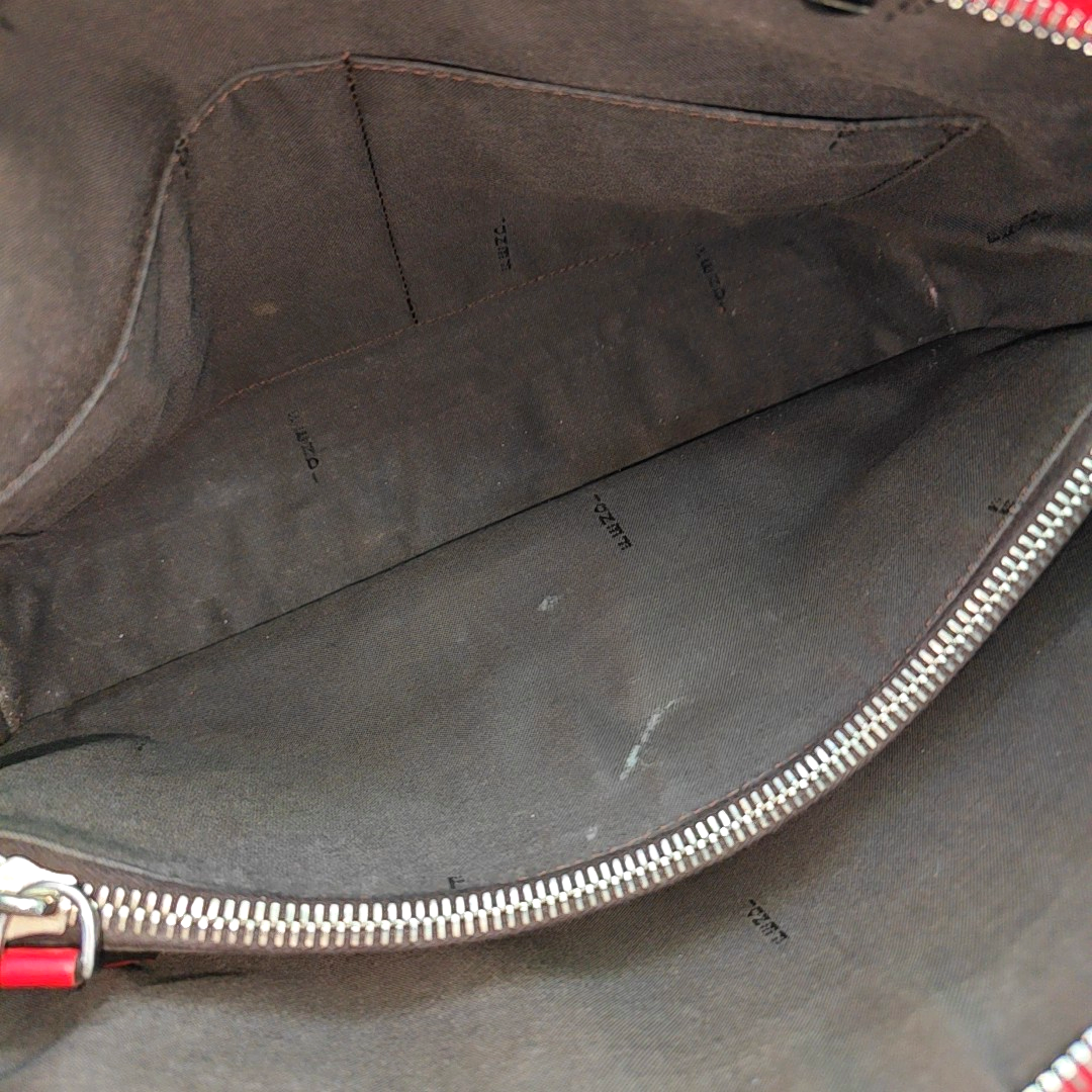 FENDI By The Way Medium size Red Cowhide Single Shoulder Bag Handbag Crossbody Bag Silver Hardware Removable shoulder strap-(SKU)-959153468