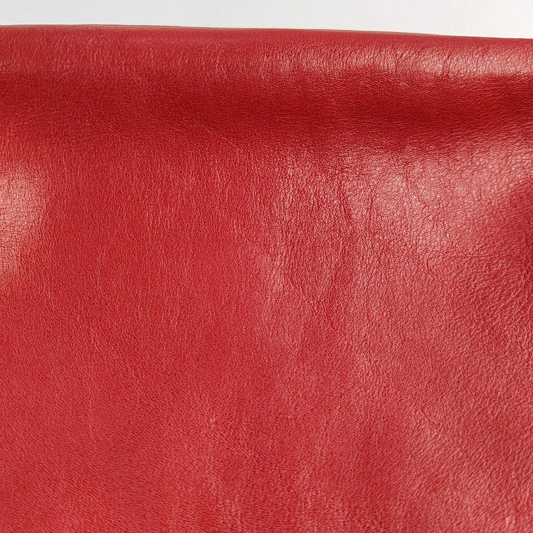 BVLGARI COLLEZIONE 1910 Red Cowhide Embossed Shoulder Bag Tote Golden hardware Removable shoulder strap-(SKU)-960389030