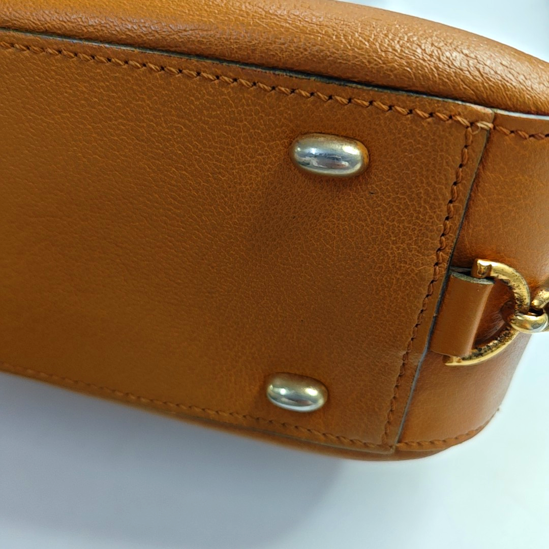 CELINE Brown Cowhide Single Shoulder Bag Golden hardware-(SKU)-944792224