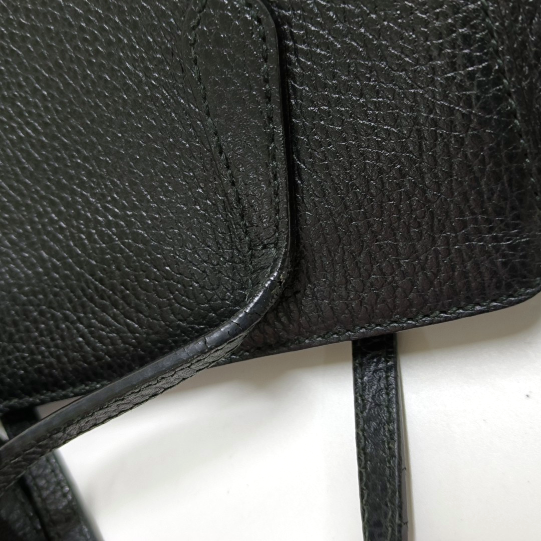GUCCI Swing Black Cowhide Single Shoulder Bag Tote Bag Golden hardware Removable shoulder strap-(SKU)-954725324