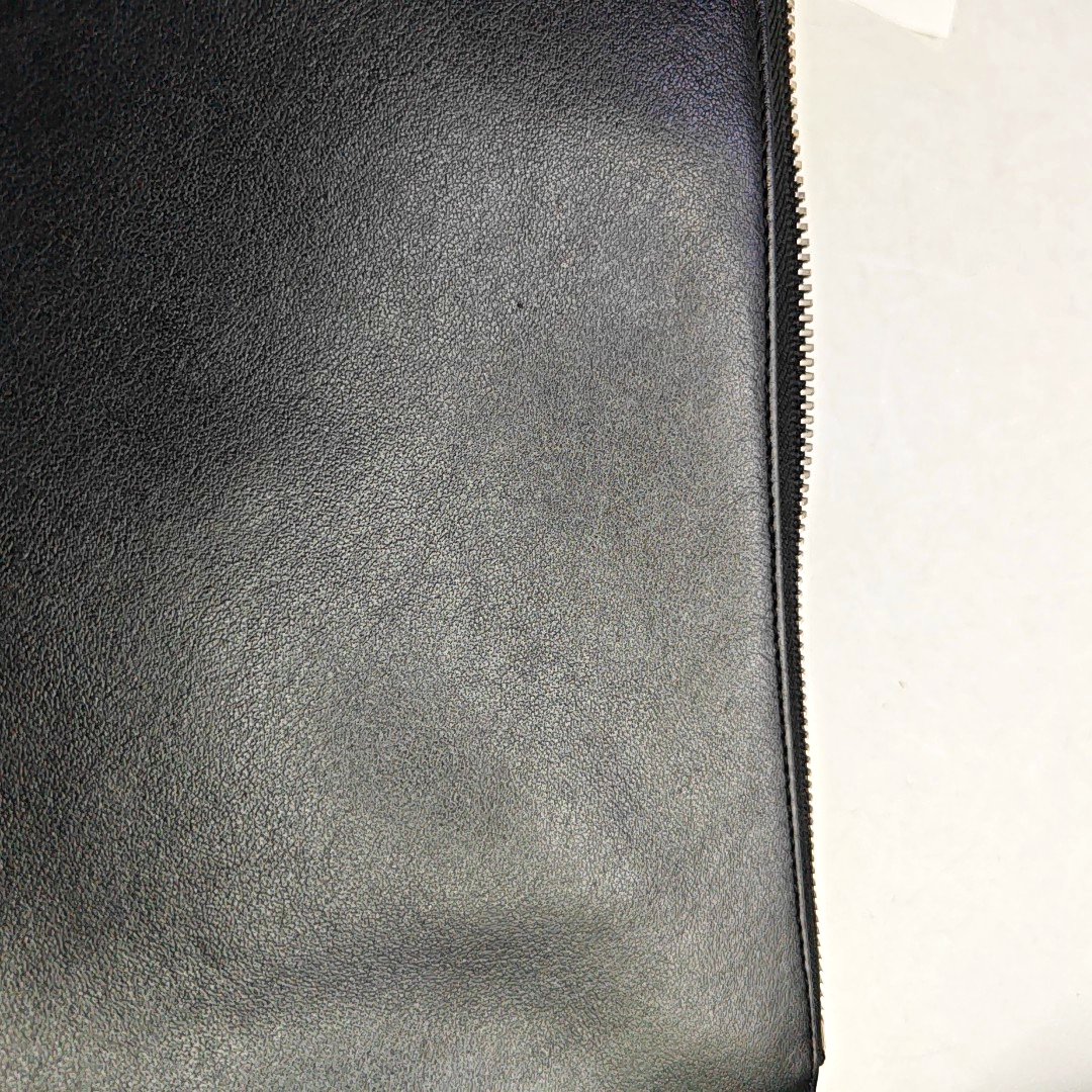 YSL Black cowhide printed handbag Silver Hardware-(SKU)-959836172