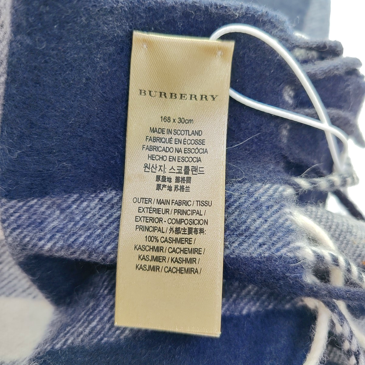 BURBERRY Multicolor cashmere scarf-(SKU)-938004531