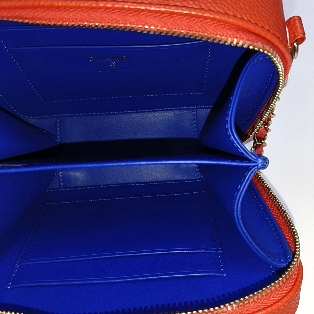 CHANEL FILIGREE Blue Calfskin Quilted Shoulder Bag Tote Crossbody Bag Gold Hardware 27K Clasp-(SKU)-958775150