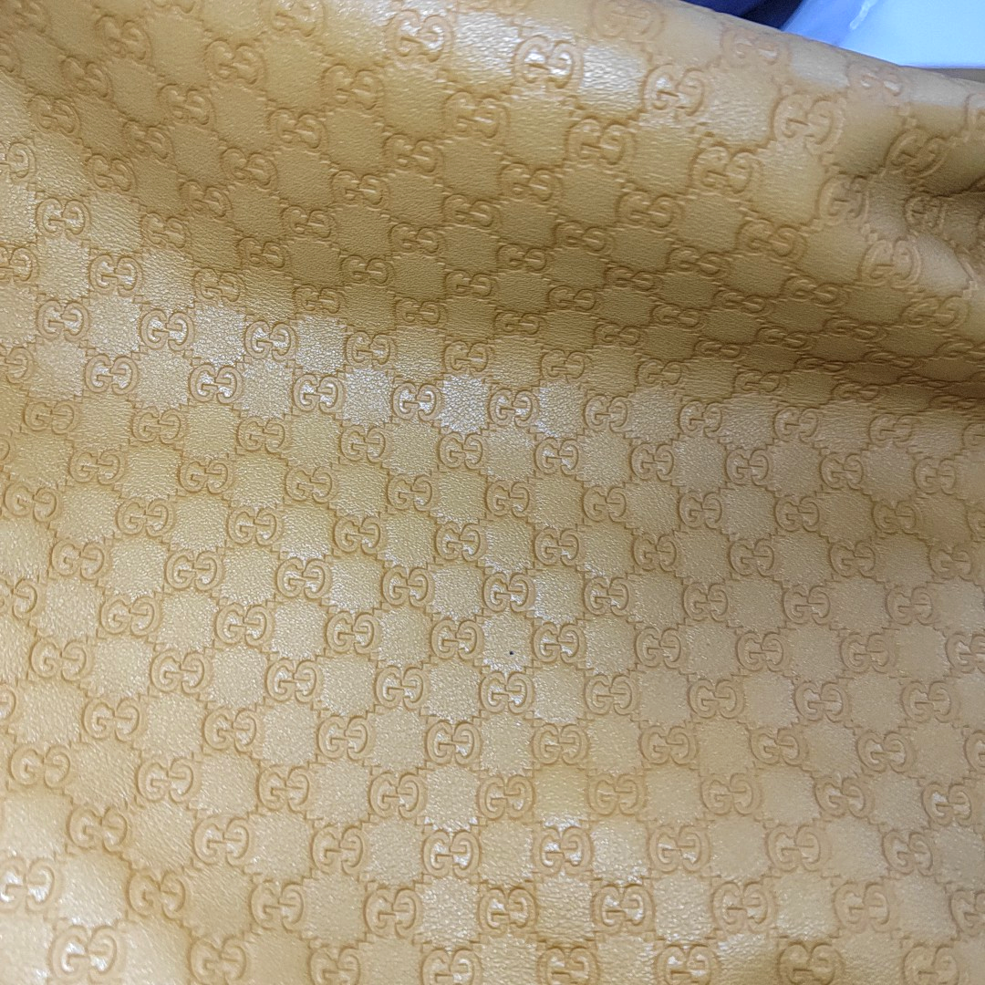 GUCCI Tote bag Yellow Calfskin Monogrammed Quilted Single Shoulder Bag, Handbag Golden hardware Sub-bag-(SKU)-14459801