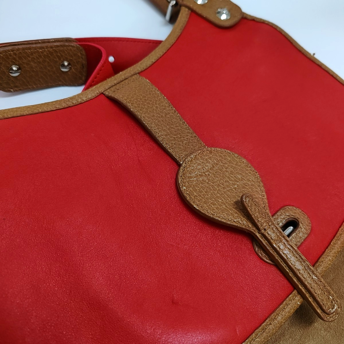 BALENCIAGA Le Cagole Brown Suede Crossbody Single Shoulder Bag Golden hardware-(SKU)-959493893