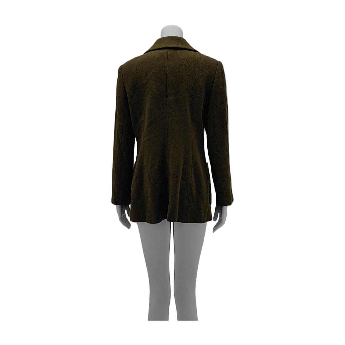 Chloé XLcode Beige Khaki Green Wool Women's Long Sleeve Mid-Length Other Jacket-(SKU)-12644480