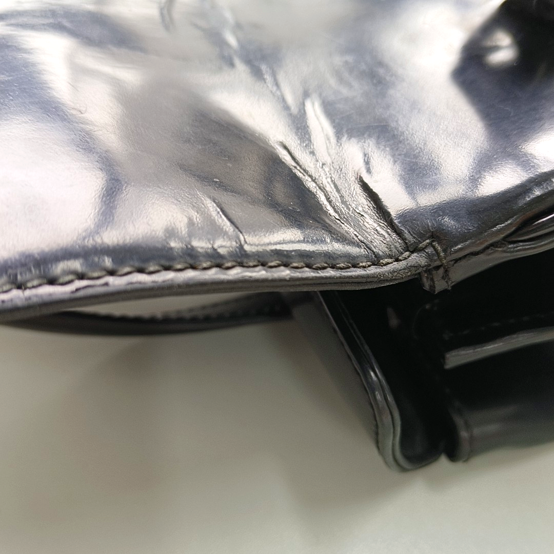 GUCCI Black cowhide tote bag Silver Hardware-(SKU)-13379697