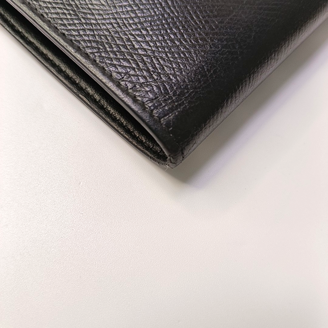 CELINE Medium size Black Cowhide Wallet Golden hardware-(SKU)-957043461