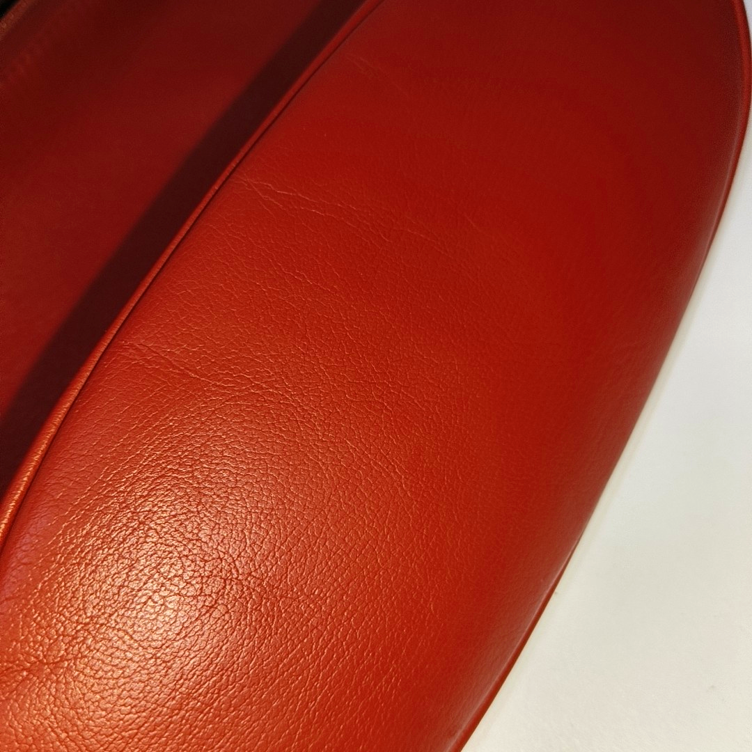 LOEWE Velazquez Orange Red Cowhide Tote Bag Golden hardware-(SKU)-941127614