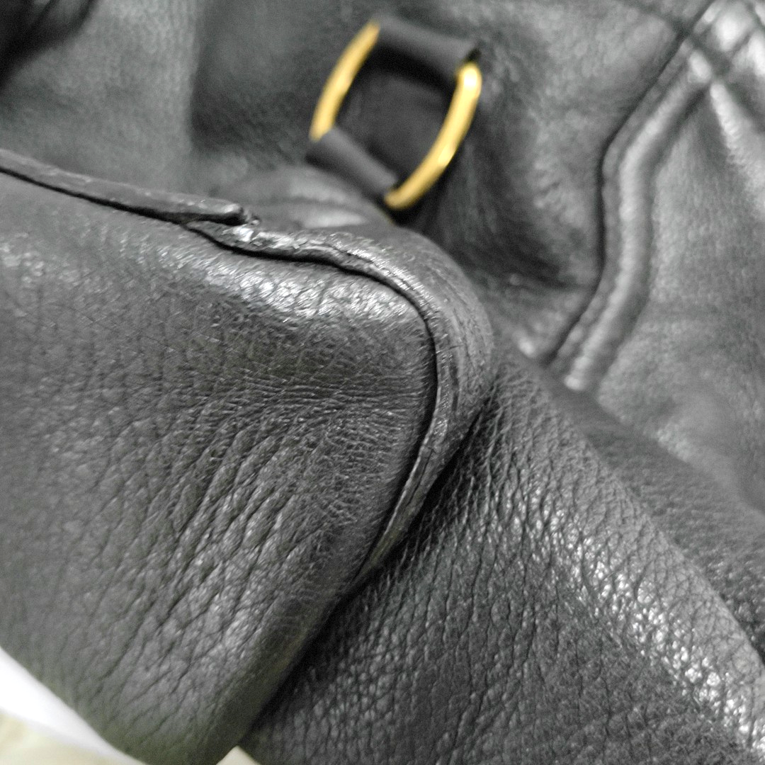 YSL DOWNTOWN CABASBlack Leather Single Shoulder Bag-(SKU)-939374057