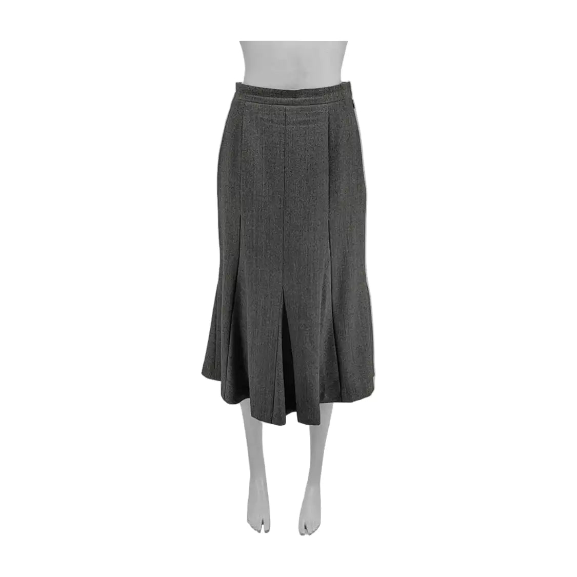 Chloé Mcode Spring and Autumn Grey Wool Women's Short Skirt-(SKU)-940083622