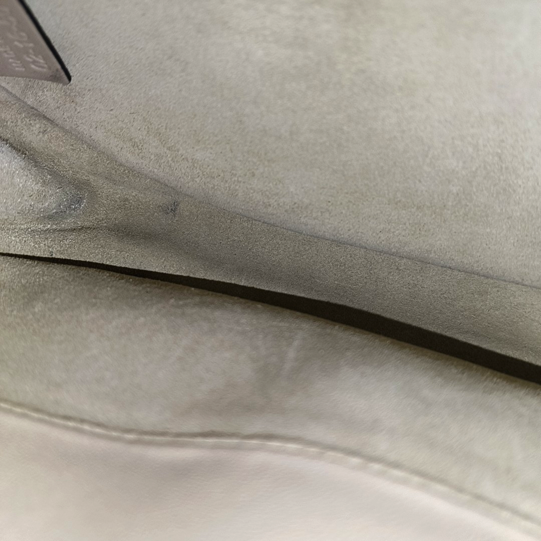 Chloé Georgia Light Gray Cowhide Crossbody Bag Golden hardware Removable shoulder strap-(SKU)-14414002