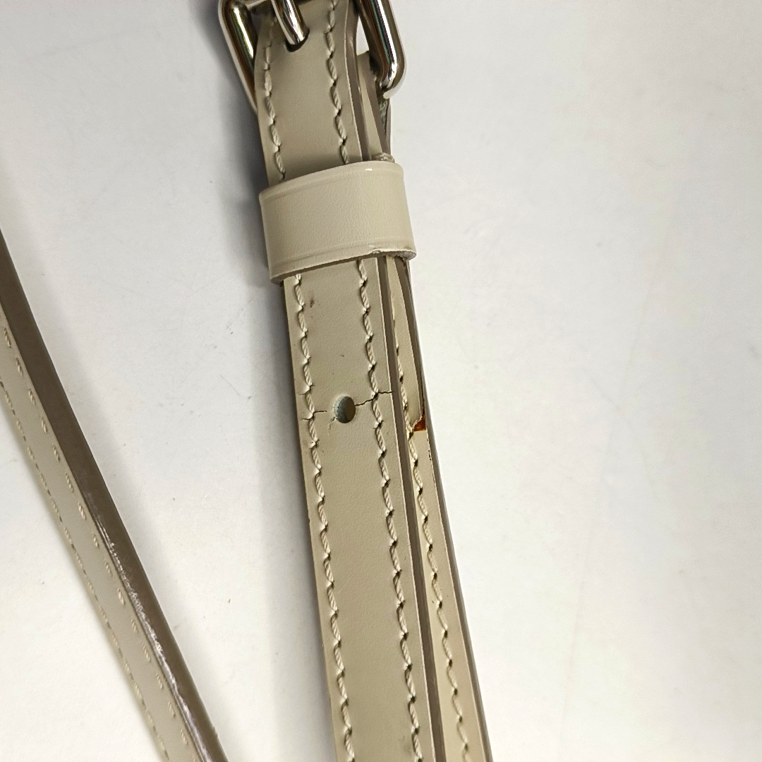 LOUIS VUITTON BREA Medium size 白色EPI牛皮水波纹医生包Shoulder Bag Handbag Silver Hardware Removable shoulder strap-(SKU)-954459175
