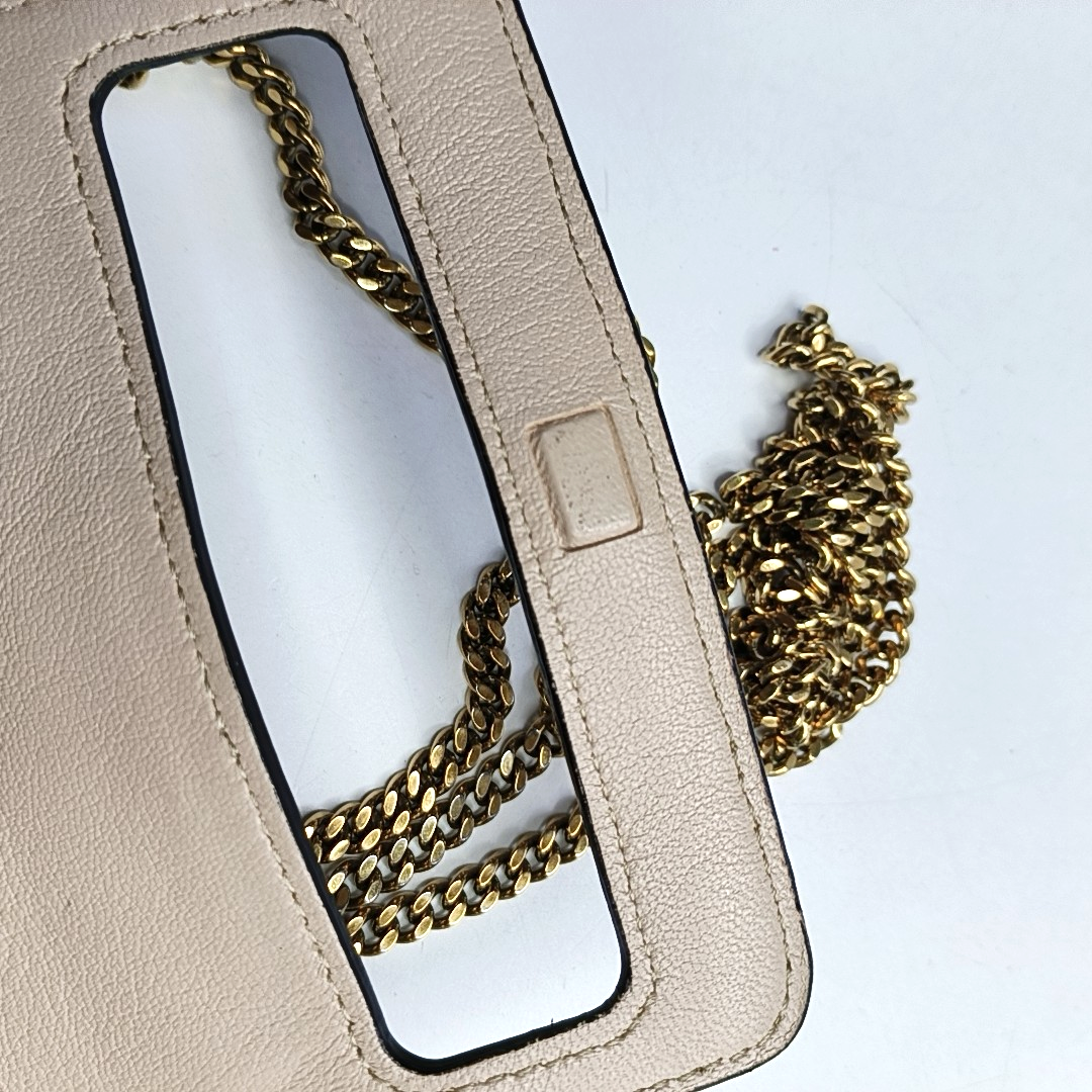 Chloé Elle Brown Leather Crossbody Single Shoulder Bag Golden hardware-(SKU)-957308916