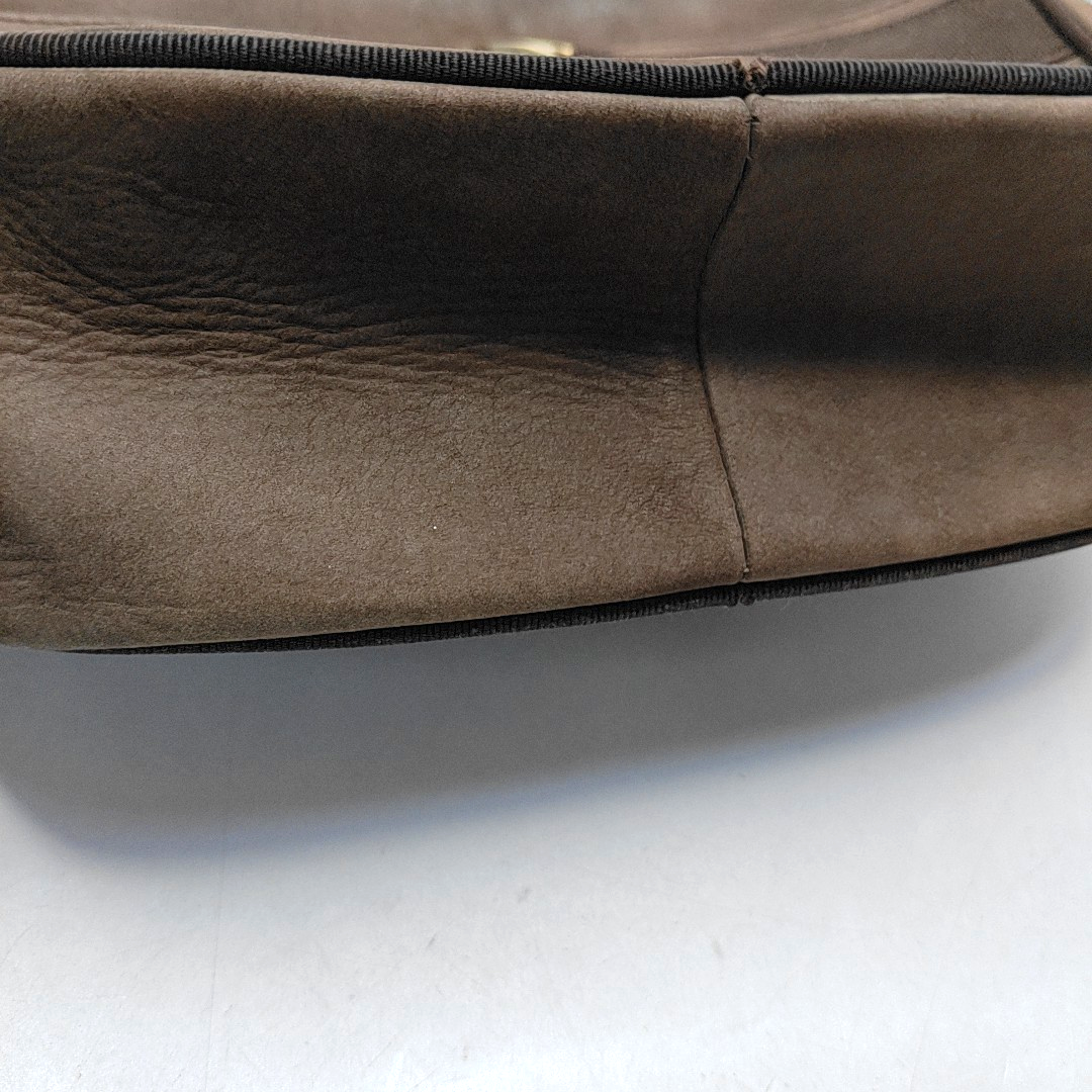 FERRAGAMO Vara Brown Leather Crossbody Single Shoulder Bag Golden hardware-(SKU)-944711429