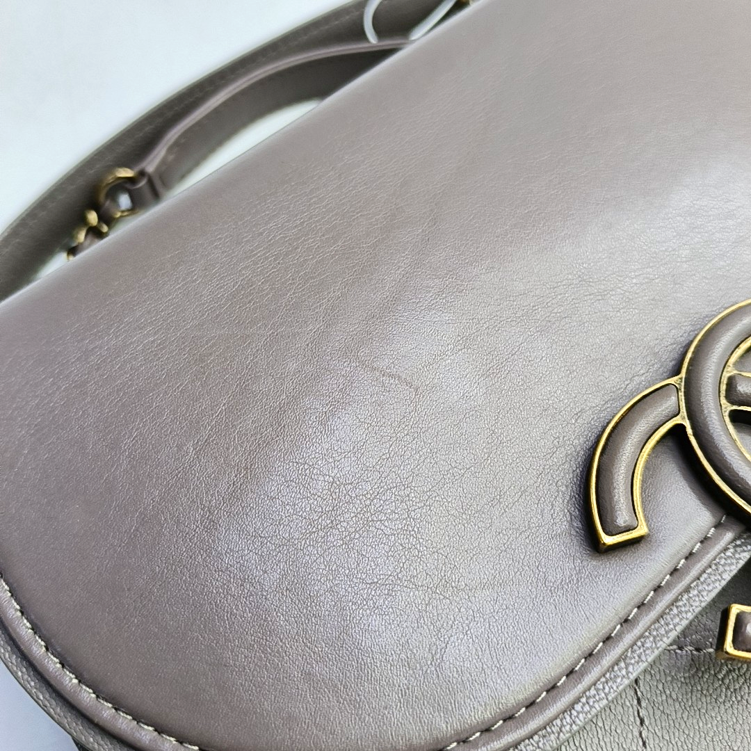 CHANEL COCO CURVE Light Purple Calfskin Quilted Shoulder Bag Tote Crossbody Bag Gold Hardware 24K Clasp-(SKU)-952954213