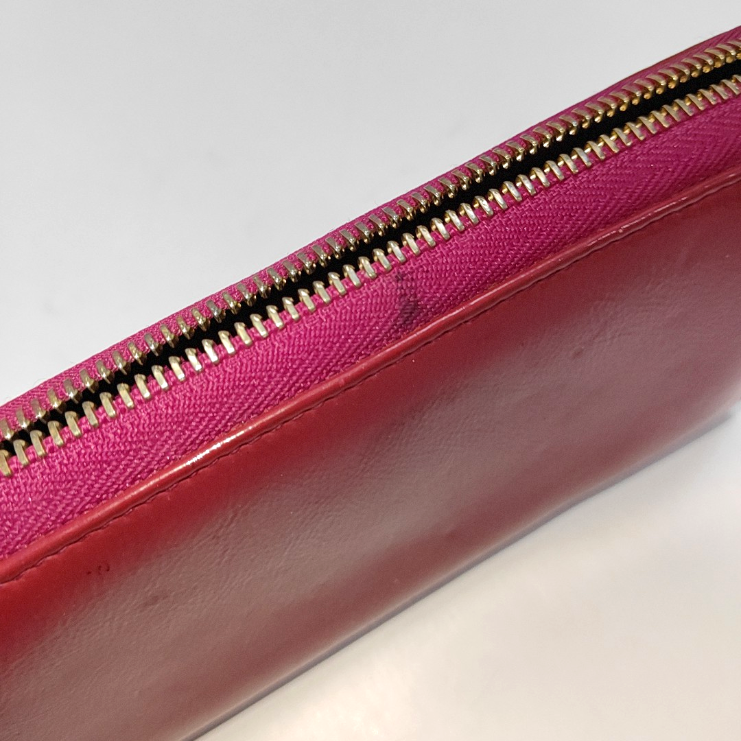 GUCCI Soho Red Leather Tassel Wallet Golden hardware-(SKU)-14500964