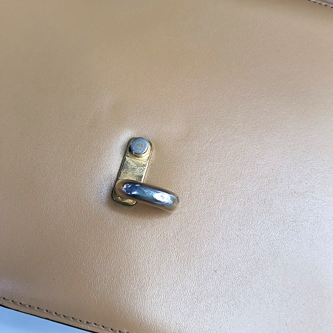 DIOR Brown Cowhide Single Shoulder Bag Tote Golden hardware-(SKU)-957129758