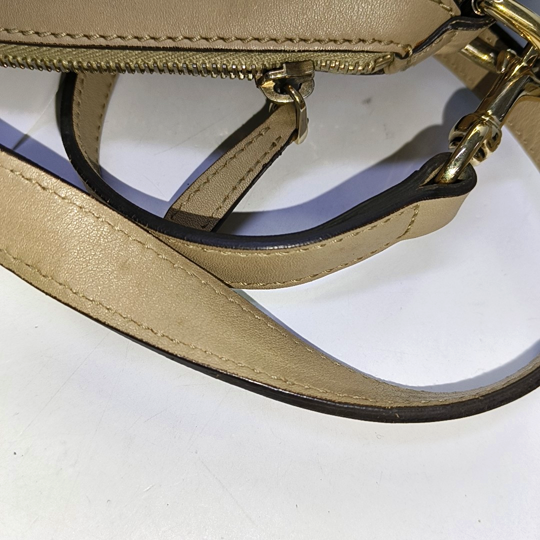 GUCCI GG Supreme Khaki Coated Canvas Monogrammed Single Shoulder Bag Tote Golden hardware Removable shoulder strap-(SKU)-944985050