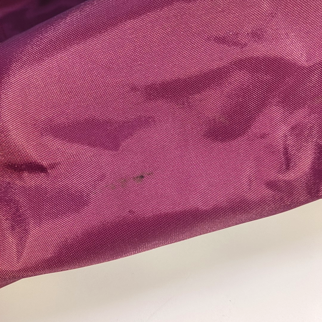 LONGCHAMP Le Pliage Medium size Plum Red Nylon Backpack Handbag Golden hardware-(SKU)-942661340